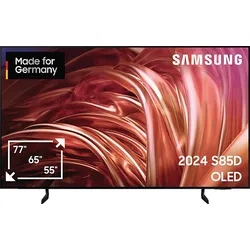SAMSUNG OLEDGQ77S85D OLED TV (Flat, 77 Zoll / 195 cm, 4K, SMART TV, Tizen)