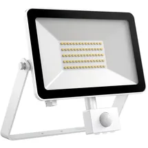 dotlux LED-Strahler FLOORslim-sensor Aluminium 50 W 4000 K inkl. Bewegungsmelder weiß