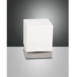 Tischleuchte BRENTA 6W LED 540lm warmweiß 3fach Touchdimmer - nickel satiniert EEK E [A-G]