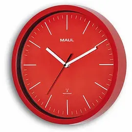 Maul Funkwanduhr MAULjump rot