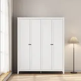 OTTO home Kleiderschrank Borkum 166 x 200 x 52 cm Weiß