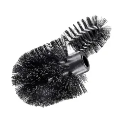WENKO Ersatzbürstenkopf mit Randreiniger, Ø 8 cm 22235100 , 1 Stück