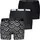 Puma Boxershorts schwarz / weiß XL 3er Pack