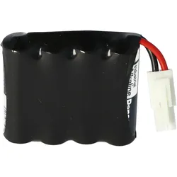 AccuCell 6 Volt Batterie passend für SAG Schlagbaum Schließanlagen, Typ 3850000.020.000, 3850000020000 mit Kabel und Stecker