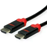 Roline HDMI-Kabel 10K Ultra High Speed ST/ST 1 m Schwarz