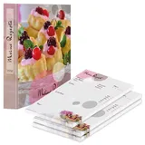 PRICARO Rezeptordner mit Rezeptblock "Sweet Pate", A4