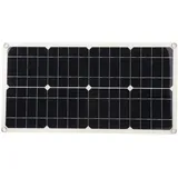 Jacksking Solarpanel, 40W Hochleistungs-Dual-5V-USB-Solarkollektor-Kit mit flexiblem Einkristall-Solarkollektor für Autobatterieladegerät-Controller-Modul Monokristallines Panel