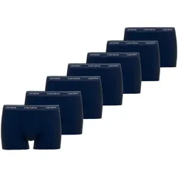 CECEBA Herren Boxershorts, 7er Pack - Monza, Unterwäsche, Logo, einfarbig Dunkelblau XXL