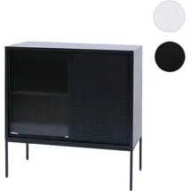 Mendler Highboard 85 x 80 x 45 cm Schwarz
