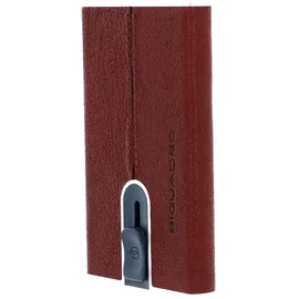 Piquadro Kredit- / Visitenkartenetui Black Square Credit Card Case Slider RFID Cuoio