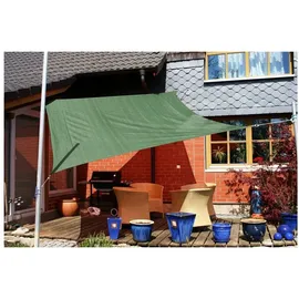Eduplay Sonnensegel, 3,6 x 3,6 m Quadrat, grün