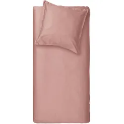 Bettwäsche CINDERELLA "Sundays", pink, B/L: 155cm x 220cm, , Satin, B/L: 80cm x 80cm, Satin, Obermaterial: 100% Baumwolle, Bettwäsche, weich und stark