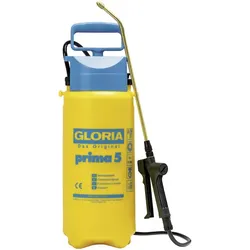 GLORIA Drucksprühgerät »Prima 5«, Füllinhalt 5 Liter, max. Betriebsdruck 3 bar, Gartenspritze/Sprühgerät für den Pflanzenschutz - gelb