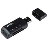 NATEC Genesis ANT 3 USB 2.0 Speicherkartenlesegerät, schwarz