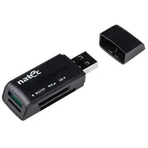 NATEC Genesis ANT 3 USB 2.0 Speicherkartenlesegerät, schwarz