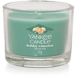 YANKEE CANDLE Glasvotivkerze HOLIDAY WINTERFEST 37 g Duftkerze
