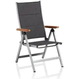 Kettler Granada Multipositionssessel 61 x 65 x 109 cm silber/anthrazit klappbar