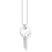 Thomas Sabo Sabo Halskette mit Anhänger in Form eines Schlüssels in Sterling Silber, KE2129-001-21-L45V