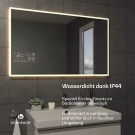 Blumfeldt Smart Mirror Infrarotheizung 0,5 kW schwarz