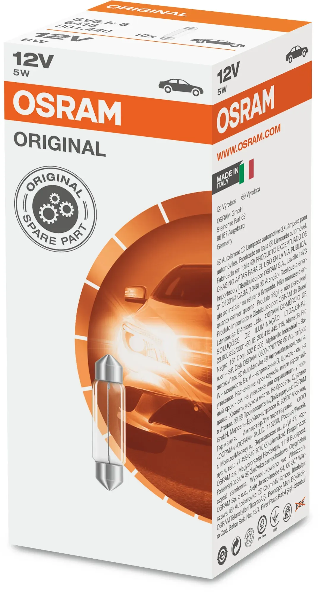 OSRAM Glühlampe, Innenraumleuchte 6413