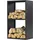 Magnus Kaminholzregal R155 Metall 45 x 30 x 80 cm Schwarz