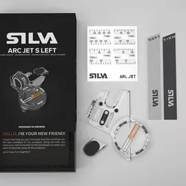 Silva Arc Jet S Left Kompass - Clear / Grey - One Size