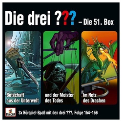 Hörspiel Die drei ??? Box 51 (Folgen 154 - 156)