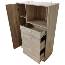 Hti-Living Küchenschrank Sonoma Blanca L 84,5 x 40 x 133 cm BEIGE