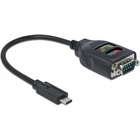 DeLock 64038 Serien-Kabel Schwarz 0,15 m), USB Type-CTM zu