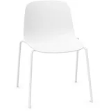 lapalma SEELA S311 | Kunststoffstuhl | Küchenstuhl | Kantinenstuhl | Weiß