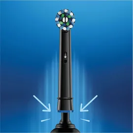 Oral-B CrossAction CleanMaximiser Black Edition Aufsteckbürste schwarz 4 St.