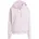 Full-Zip Fleece Hoodie Clear pink/White XL