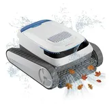 AIRROBO Poolroboter PC10 Akku-Pool-Staubsaugerroboter für Boden und Wand 120 Minuten Akku, Poolroboter wand und boden, Intelligenter Navigation, bis 170m2 Pools weiß