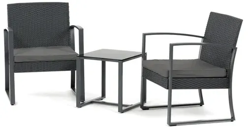 Autronic Gartenset Grau Metall AZS-H1111 GREY