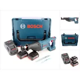 Bosch GSA 18 V-LI Professional inkl. 2 x 5,0 Ah + L-Boxx