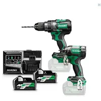Hikoki Akku-Kombi-Set, Schraubendreher, Schlagschrauber, 18/36 Volt 2,5 Ah, KC18DCWAZ