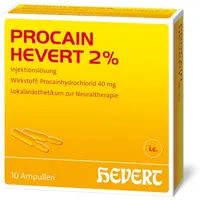 Hevert-Arzneimittel Procain Hevert 2% Injektionslösung Ampullen