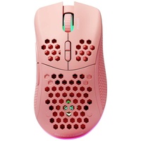 Deltaco GAMING PM80 Gaming-Maus Funk Optisch Pink 7 Tasten