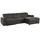 Home Affaire Ecksofa »Sentrano, L-Form,«, 275 cm, man. o. elektr. Relaxfunktion und USB/Kopfverstellung braun