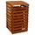 Promadino Mülltonnenbox 67 x 90 x 122 cm braun