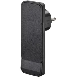 Bachmann Flat Plug CEE7/7 schwarz, wieder anschliessbar, ohne Leitung