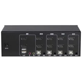 Inter-Tech AS-42HA HDMI Tastatur/Video/Maus (KVM)-Switch Schwarz
