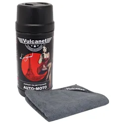 Reinigungstücher + Mikrofasertuch Auto / Motorrad Vulcanet