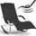 tillvex Relaxliege 150 x 78 x 89 cm Grau