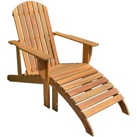 Adirondack Chair Gartenliege Relaxliege Liegestuhl Liege mit Wendeauflage