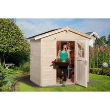 Weka Gartenhaus 223 2,05 x 1,54 m natur