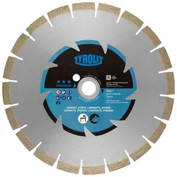 Tyrolit Diamant Tischsägeblatt Premium, C2, Bohrung 35mm, für Hartgestein