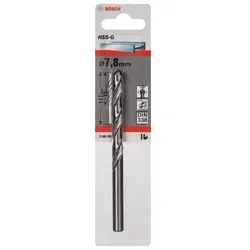 Metallbohrer HSS-G, DIN 338, 7,8 x 75 x 117 mm, 1er-Pack