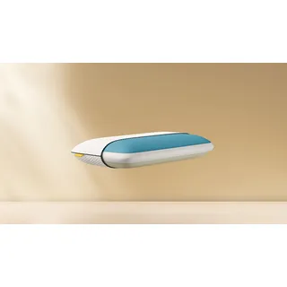 Emma Nackenstützkissen Emma Nackenstützkissen, Füllung: Hypergelschaum, Softschaum & Viscoschaum, Bezug: Polyester & Elasthan, Bauchschläfer, Rückenschläfer, Seitenschläfer, 1-tlg., 3-schichtiger, wendbar und individuell einstellbar weiß