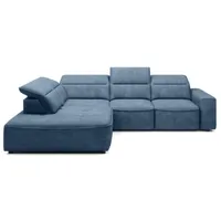 Sofa Dreams Ecksofa Cosmo L Form blau blau